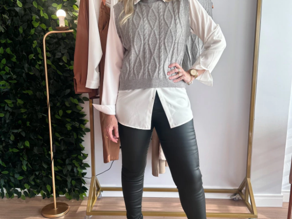 Versatilidade fashion: aposte na combinação de camisas e coletes femininos!